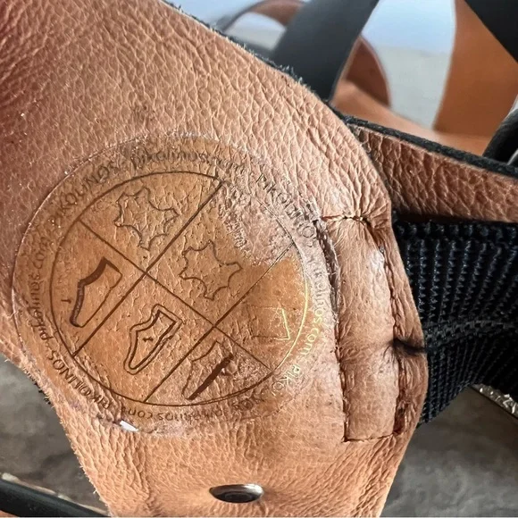 Pikolinos Blane Women's Leather Heeled Sandal Size 40 aka 9 #B1457